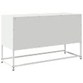 vidaXL TV skrinka biela 100,5x39x60,5 cm oceľ