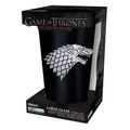 Pohár Game of Thrones - Stark Logo, čierny