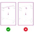 vidaXL Stolová doska tmavohnedá 180x60x(2-4)cm ošetrený masív hrany