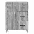vidaXL Servírovacia skriňa so zásuvkou Sivá sonoma 66 x 34,5 x 89,5 cm