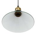 VidaXL Závesná lampa výškovo nastaviteľná E27 lesk zelená Ø 22 cm kov