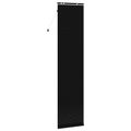 vidaXL Žalúzia Čierna 55 x 250 cm 35 mm Masívne Paulownia drevo