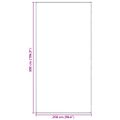 vidaXL Koberec do stanu Modrá a šedá 500 x 250 cm Polyetylén