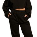Dámske tepláky Bliss Black - BeastPink, veľkosť M, veľkosť oblečenia M