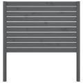 vidaXL Čelo postele sivé 81x4x100 cm masívna borovica