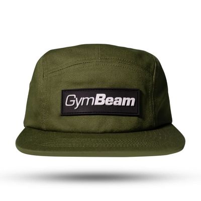 Šiltovka 5Panel cap Military Green - GymBeam