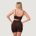 Dámske bezšvové šortky NEO Mocha - GymBeam, veľkosť M, 90% Nylon,10% Elastane