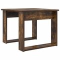 vidaXL Súprava na kávový stolík 2 ks Dymová dub 50 x 52 x 42 cm