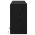vidaXL TV skrinka 91 x 34 x 61 cm Čierny dub Kompozitné drevo