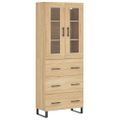 vidaXL Vysoká skrinka dub sonoma 69,5x34x180 cm spracované drevo
