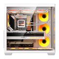 Počítačová skriňa DarkFlash C280 (biela) + 7 ventilátorov