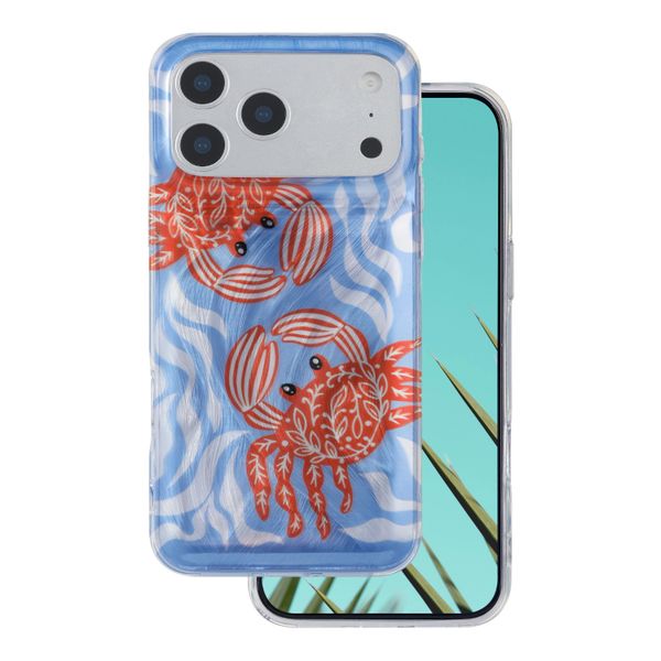 Ultra Trendy Summer puzdro pre iPhone 17 Pro Max 6,9" krab