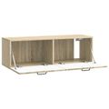vidaXL Nástenná TV skrinka Dub sonoma 98 x 31 x 30 cm Kompozitné drevo