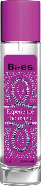 BI-ES EXPERIENCE THE MAGIC dásmky parfumovaný dezodorant v skle 75ml