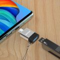 BWOO Adaptér USB - USB-C Sivý OTG BZ-35