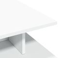 vidaXL Konferenčný stolík biely 102x55x35 cm kompozitné drevo