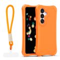 Safepop puzdro s popruhom pre Samsung Galaxy S24 / S25 oranžová