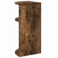 vidaXL Koncový stôl Dymová dub 29,6 x 29,6 x 60 cm Kompozitné drevo