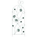vidaXL Záhradný plot 3 ks Zelená 112 x 39,5 cm Oceľ
