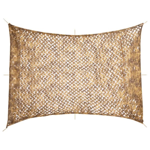 vidaXL Maskovacia sieť s úložným vreckom 516x400 cm piesková