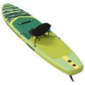 vidaXL SUP doska so sedadlom 2-in-1 POSEIDON 366 x 81 x 15 cm Zelená