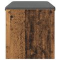 vidaXL Predsieňová lavica s vankúšom Staré drevo 83 x 38 x 40 cm