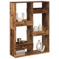 vidaXL Deliaca stena staré drevo 100x33x135 cm kompozitné drevo