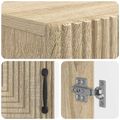 vidaXL Skriňa na topánky HAARLEM 59,5 x 39,5 x 89,5 cm Dub sonoma