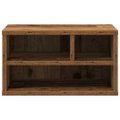 vidaXL Stojan na tlačiareň Staré drevo 40 x 32 x 22,5 cm