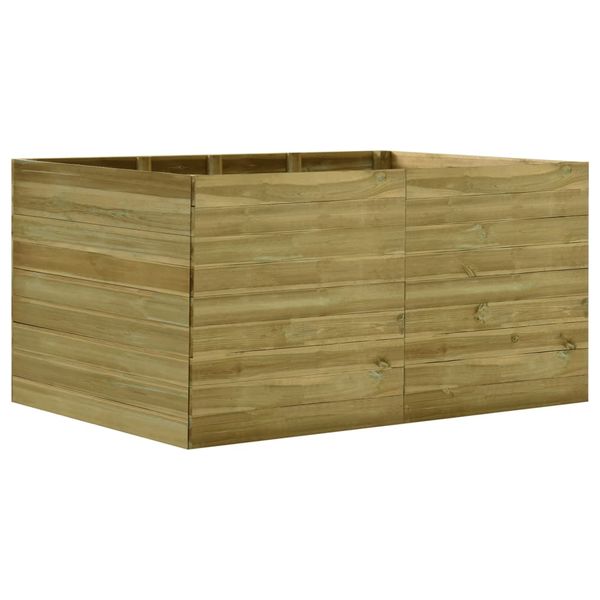 vidaXL Vyvýšený záhradný záhon 200x150x97 cm, impregnovaná borovica