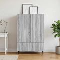 vidaXL Servírovacia skriňa Sivá sonoma 66 x 34,5 x 97 cm