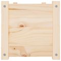 vidaXL Záhradné kvetináče 2 ks 100x31x31 cm, borovicový masív