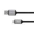 Kábel KRUGER & MATZ KM1240 Basic USB/USB-C 1,8m Black