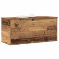 vidaXL Úložná krabica Staré drevo 100 x 42 x 46 cm Kompozitné drevo