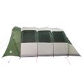 vidaXL Rodinný stan so strechou Zelená a biela 576 x 325 x 213 cm