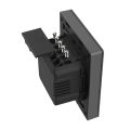 Inteligentný WiFi nástenný spínač SONOFF M5-3C-80 (3-kanálový, do rámu, grafitový)