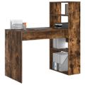 vidaXL Stôl Dymová dub Kompozitné drevo 113 x 54 x 120 cm