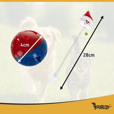 Vianočná sada hračiek pre mačky, 6 ks Purlov 26380 Vánoční sada hraček pro kočky, 6 ks Purlov 26380