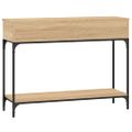 vidaXL Konzolový stolík dub sonoma 100x39x75 cm spracované drevo
