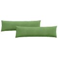vidaXL Vankúše na pohovku 2 pcs Svetlo zelená 145 x 40 cm