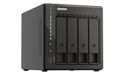 QNAP TS-453E-8G (4core 2,6GHz, 8GB RAM, 4x SATA, 2x M.2 NVMe slot, 2x HDMI 4K, 2x 2,5GbE, 4x USB) NAS server, 4× 3,5" SATA, Intel Celeron J6412, 8 GB DDR4, 2× 2,5GbE, 2× M.2 NVMe, 2× HDMI, USB 3.2 Gen 2