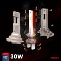 LED žiarovky hlavného svietenia Séria H25 CANBUS H7 H18 12V 30W AMIO-04712