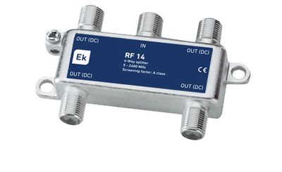 ITS rozbočovač 1/4 priechodný pre DC, 5-2400 MHz