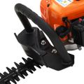 vidaXL Benzínové nožnice na živý plot oranžové a čierne 722 mm