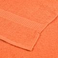 vidaXL Utierky na ruky FROGN 10 ks oranžové 50x100 cm 360 g/m²