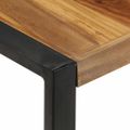 vidaXL Konferenčný stolík 120x120x40 cm, drevený masív