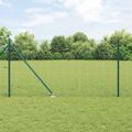 vidaXL Zváraný drôtový plot s hrotmi 10 x 1,4 m Oceľ s PVC povrchom