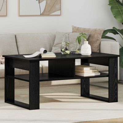 vidaXL Konferenčný stolík Čierny dub 96 x 54 x 44 cm Kompozitné drevo