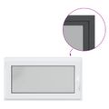 vidaXL Otočné a sklopné okno do suterénu RISOR 110 x 60 cm PVC a sklo