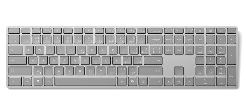 Microsoft Surface Keyboard (2. edícia)/Bezdrôtová Bluetooth/ CZ- SK layout/Šedá